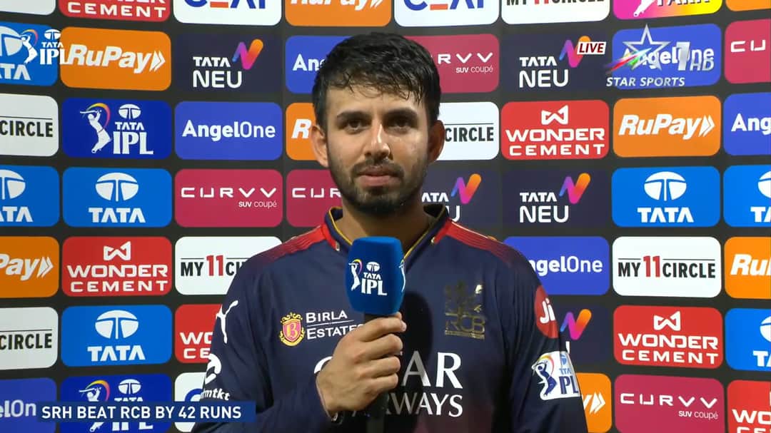Jitesh spoke after his team's loss to SRH